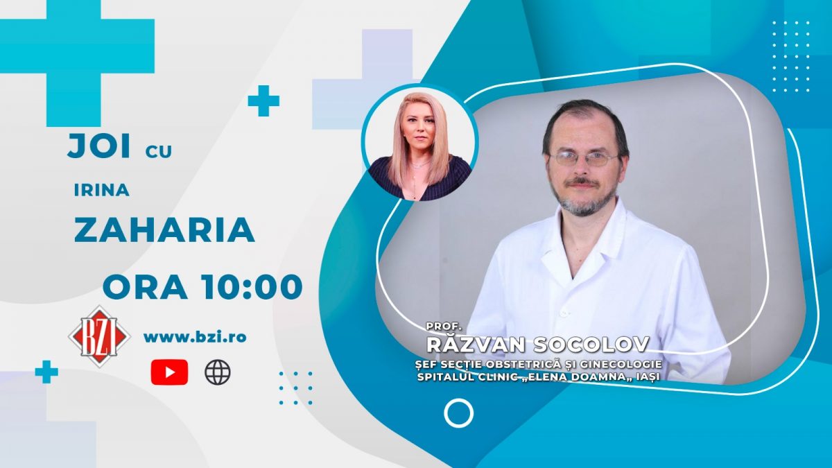Prof. Răzvan Socolov, director medical al maternității „Elena Doamna” Iași, vine în platoul BZI LIVE să discute despre cazurile Covid-19 din unitatea medicală