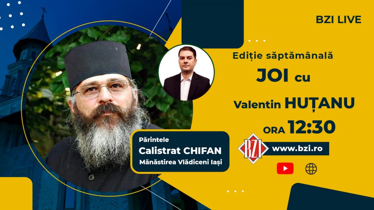 Viața Sfintei Cuvioase Parascheva de la Iași. Părintele Calistrat Chifan într-o nouă ediție BZI LIVE de colecție