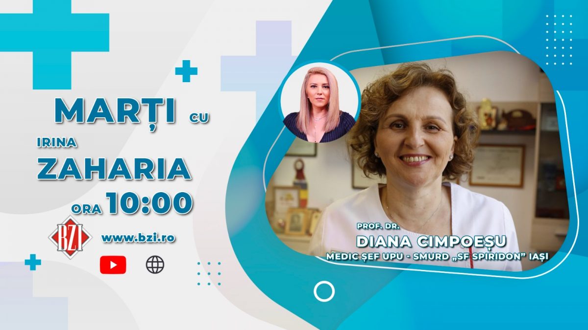 Prof. dr. Diana Cimpoeșu vine în platoul BZI LIVE să discute despre redeschiderea spitalului modular de la Leţcani