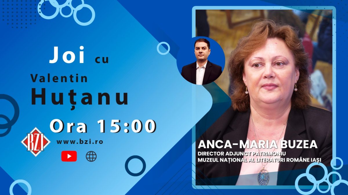 Ediţie BZI LIVE despre cel mai nou proiect de infrastructură culturală, anume Casa Muzeelor din Iaşi, alături de Anca Maria Buzea, director adjunct patrimoniu MNLR Iaşi