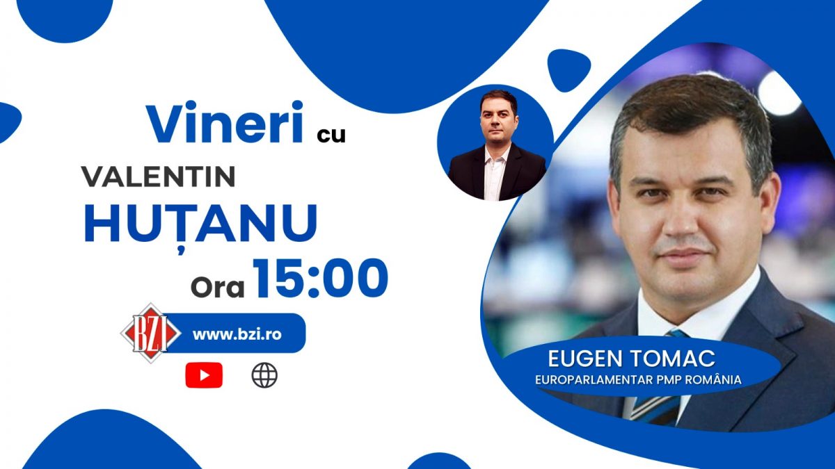 Ediţie BZI LIVE de maxim interes şi actualitate pentru toţi românii! Eurodeputatul Eugen Tomac (PMP) va dialoga despre recomandări ale Comisiei Europene pentru gestionarea crizei energetice, realităţi politico-sociale din ţară şi strategii pentru administrarea crizei economice şi sanitare