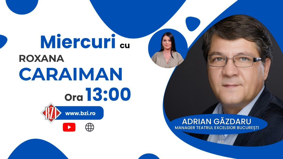 Adrian Găzdaru, managerul Teatrului Excelsior București, în direct la BZI LIVE despre tradiția de peste 30 de ani a instituției culturale