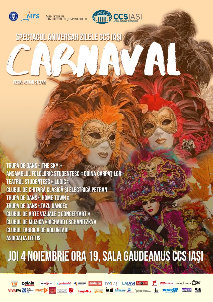 Casa de Cultură a Studenților din Iași sărbătorește 64 ani de activitate