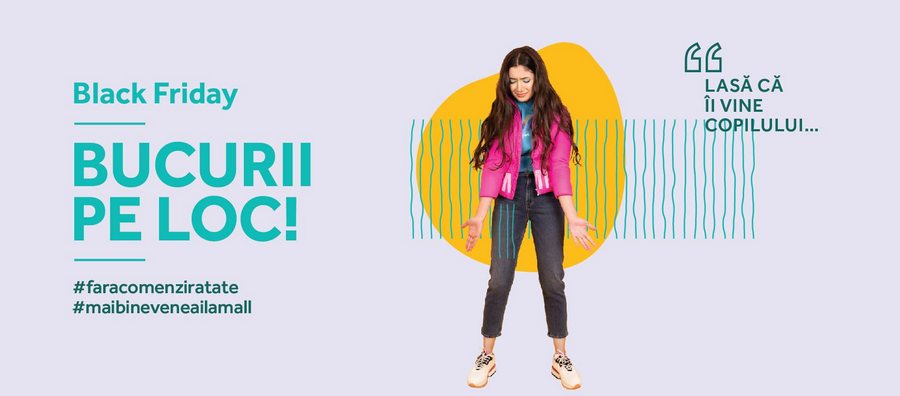 Mai multe branduri şi promoţii mai mari, în ultimul weekend de Black Friday din an, la Palas!
