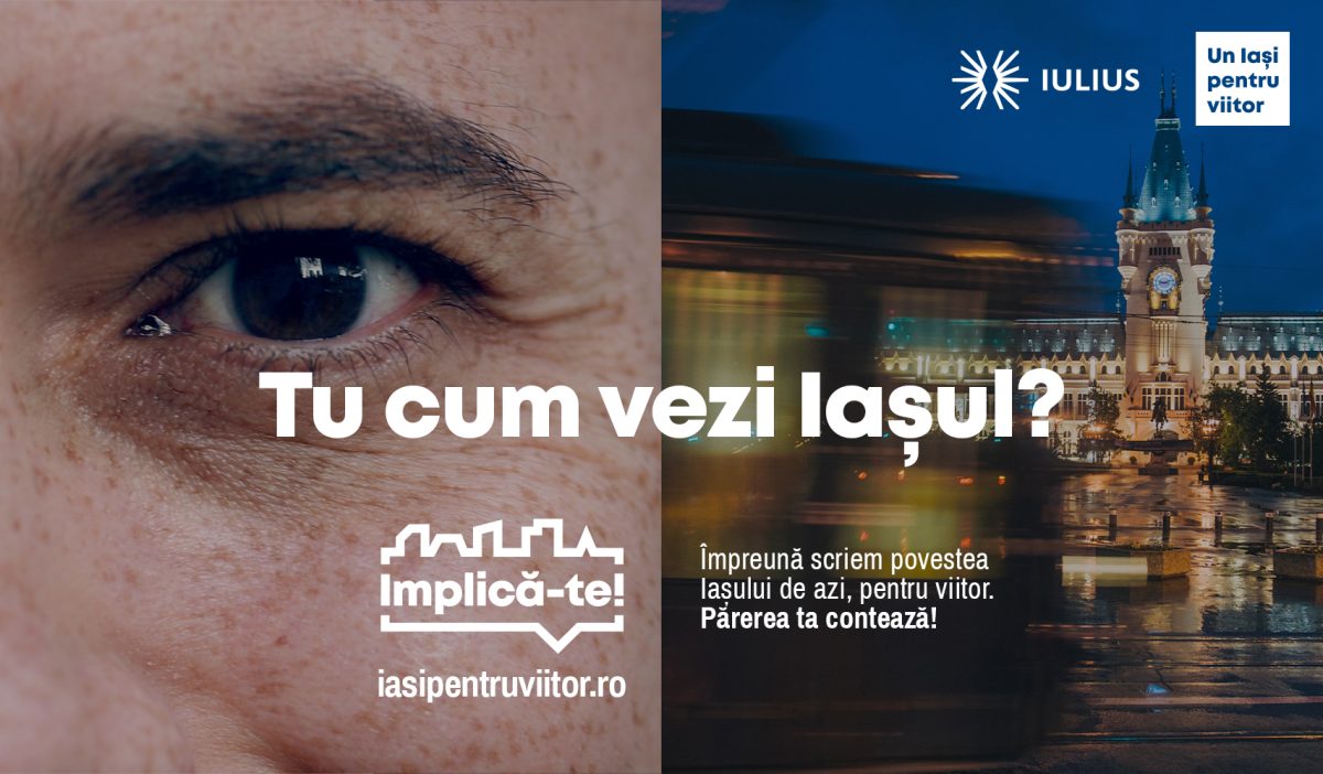 Tu ți-ai spus părerea despre cum ți-ai dori să se dezvolte Iașul? Peste 1.200 de ieșeni au răspuns până acum consultării online interactive – UN IAȘI PENTRU VIITOR