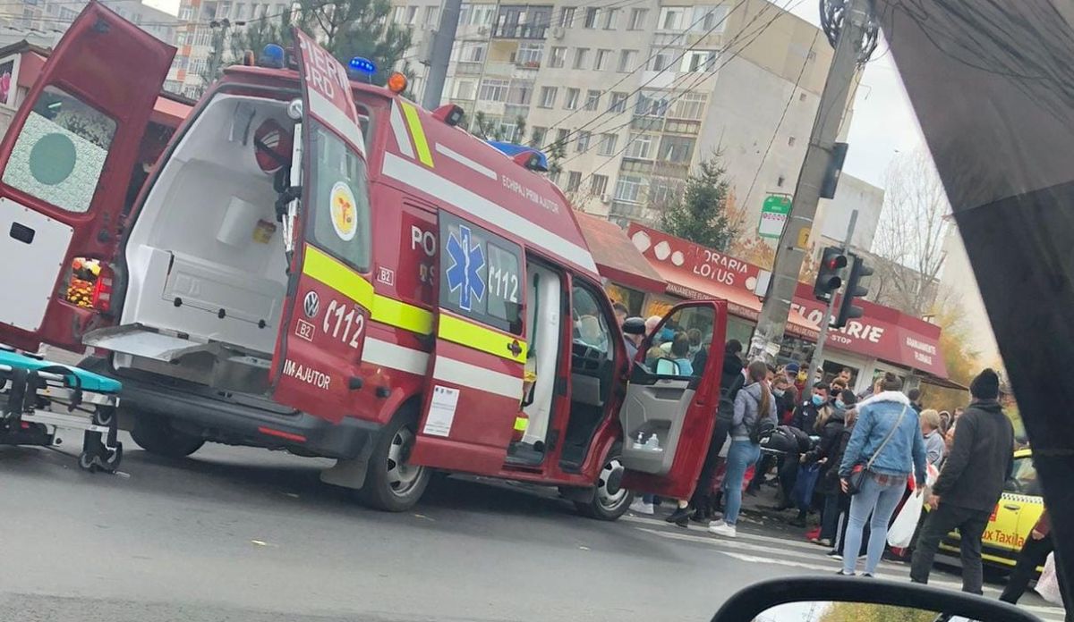 Accident rutier în Minerva. Un pieton a fost lovit de un autoturism – EXCLUSIV