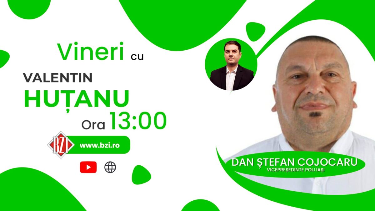 FOTBAL TOTAL! Ediţie BZI LIVE specială cu unul dintre cei mai înfocaţi suporteri şi microbişti din România, Dan Ştefan Cojocaru, vicepreşedinte al echipei fanion de fotbal din Moldova, Poli Iaşi