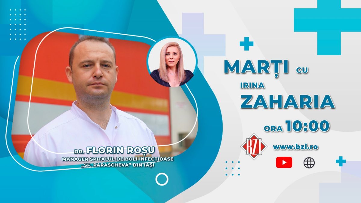 Dr. Florin Roșu, managerul Spitalului de Boli Infecțioase Iași discută în platoul BZI LIVE despre apariția cazurilor de gripă sezonieră