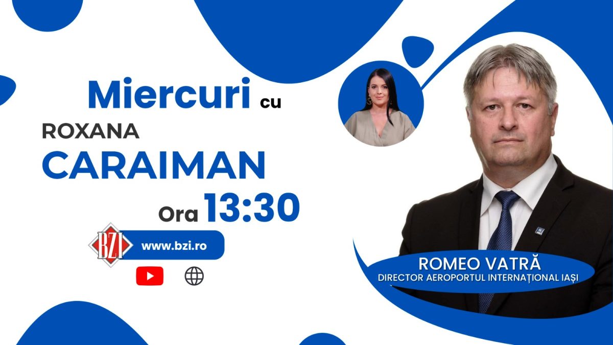 Interviu BZI LIVE cu Romeo Vatră, directorul Aeroportului Internațional Iași. Cum se prezintă activitatea comercială pe cel mai mare aeroport din regiune în pandemie?