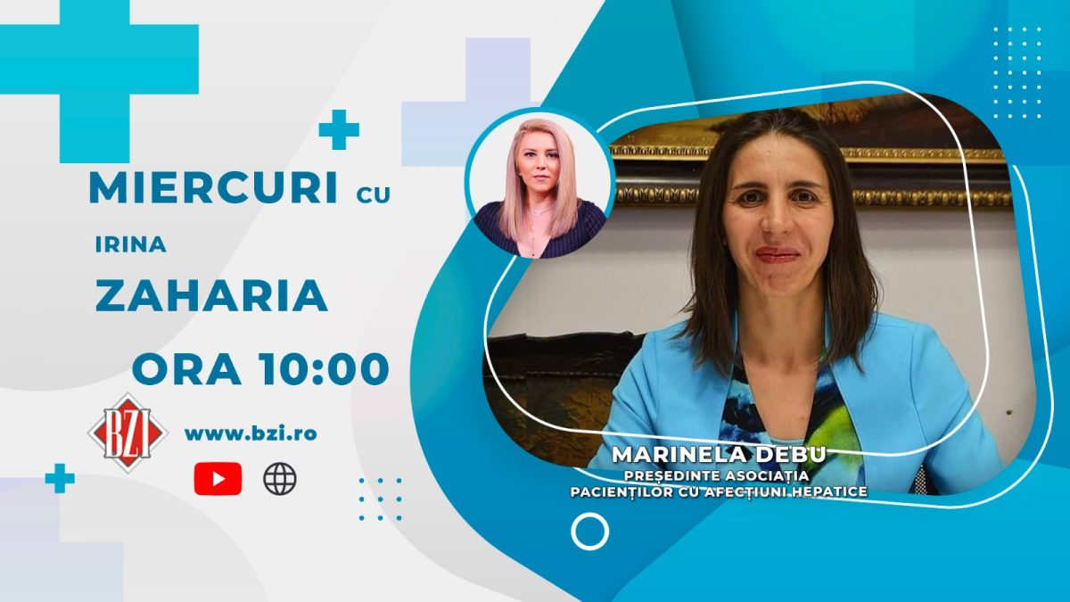 Marinela Debu, președinta Asociației pacienților cu afecțiuni hepatice vine în platoul BZI LIVE să discute despre lipsa tratamentelor pentru hepatită C