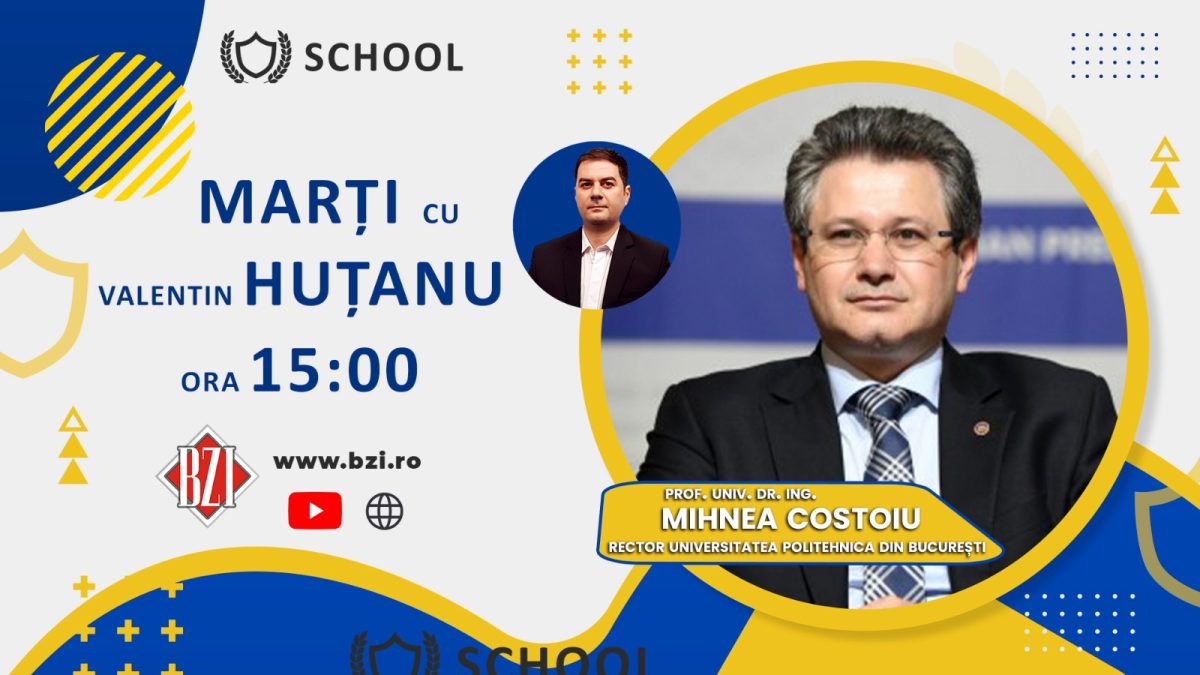 Seria exclusivă, în Studioul BZI LIVE, a edițiilor-dialog de impact naţional ce-i are ca invitaţi speciali pe rectorii marilor şi istoricelor instituţii academice din România continuă cu prof. univ. dr. ing. Mihnea Costoiu, rector Universitatea Politehnică din București