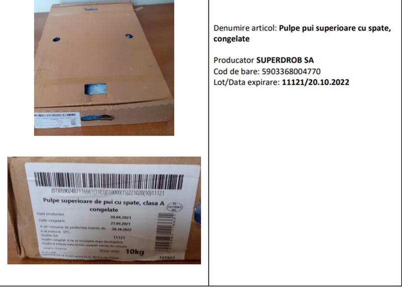 Atenție ieșeni! Produse contaminate cu Salmonella Enteritidis au fost retrase din magazinele Metro. Informează A.N.S.V.A.