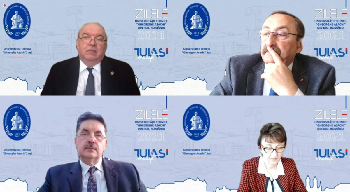 Zilele TUIASI 2021: un omagiu adus profesorilor seniori și un mesaj de susținere și încurajare pentru cercetători și studenți