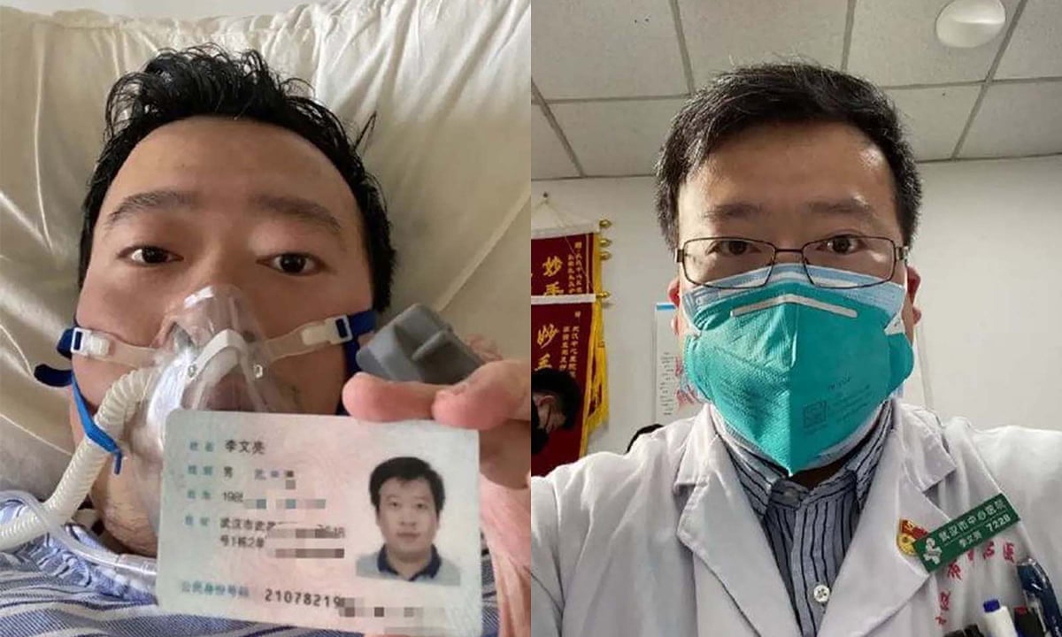 Regretatul medic chinez Li Wenliang, care a dezvăluit apariția Covid-19, a primit mii de mesaje pe o rețea socială