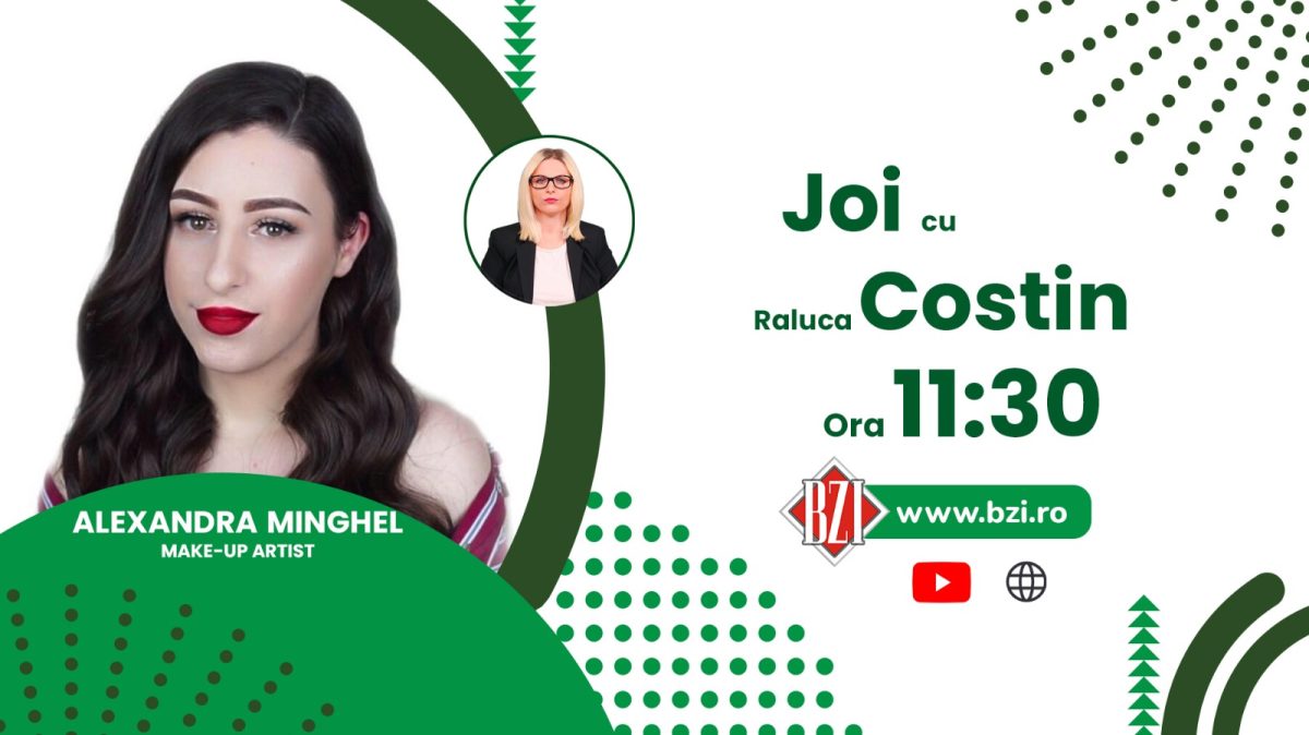 Cum să te machiezi pentru petrecerea din seara de Revelion 2021? Află de la Alexandra Minghel, make-up artist, numai la BZI LIVE!