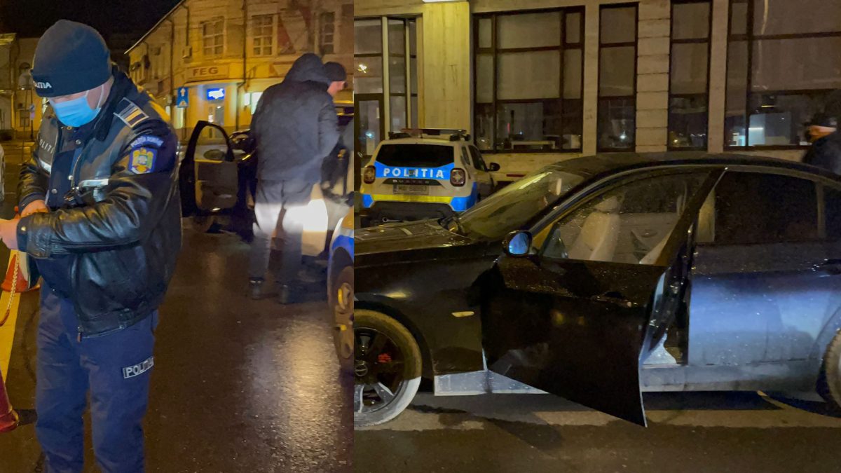 Reglare de conturi intre interlopi la Iași! Un tânăr şi-a lăsat BMW-ul în mijlocul străzii după ce a fost ameninţat cu moartea! În maşina abandonată au fost găsite o sabie și o macetă – EXCLUSIV/FOTO, VIDEO