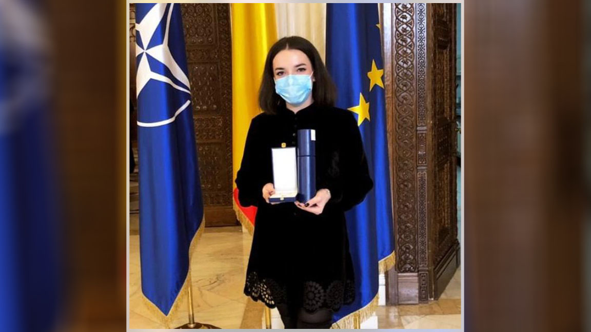 Preşedintele Klaus Iohannis a conferit Ordinul „Meritul pentru Promovarea Drepturilor Omului şi Angajament Social” în grad de Cavaler ieșencei Diana Cărceanu