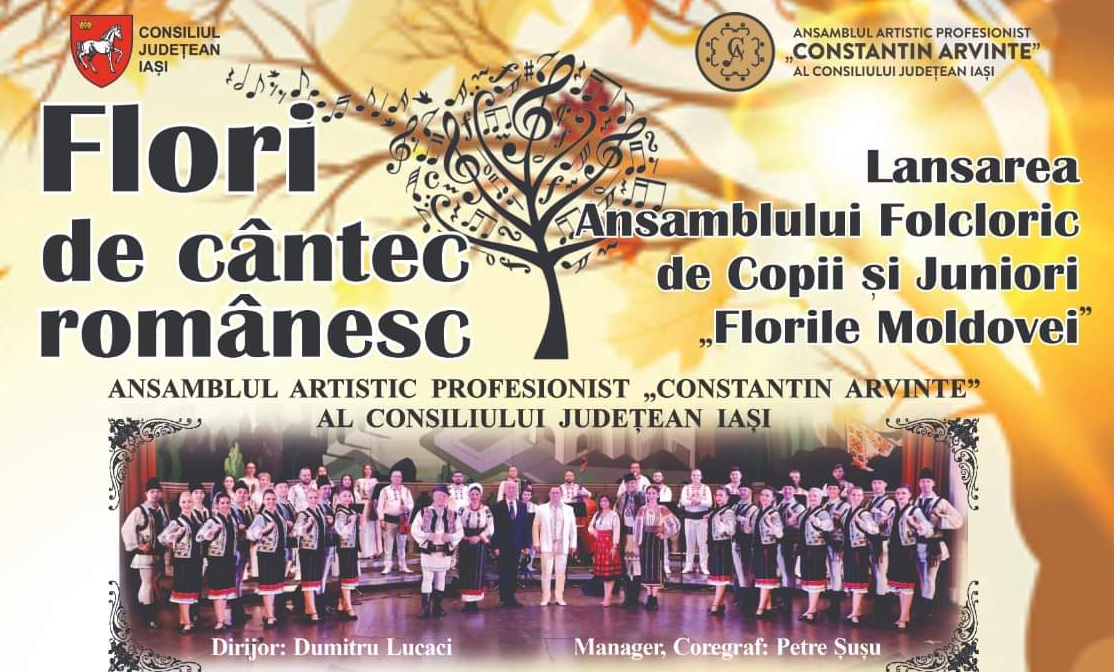 Ansamblu folcloric de copii la Iași