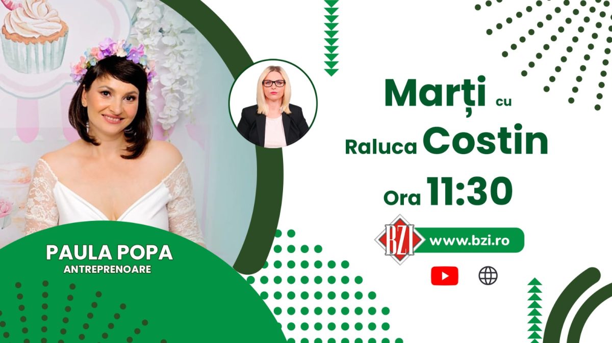 Vreţi să aflaţi secretele celor mai gustoși cozonaci? Urmăriţi o nouă ediţie BZI Live cu o tânără antreprenoare din Iaşi, specializată în patiserie-cofetărie, participantă la emisiunea Master Chef