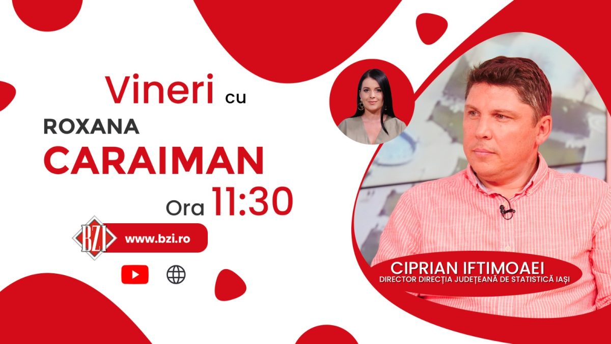 Despre câștigurile salariale din 2021 și indicele prețurilor de consum. Ciprian Iftimoaei, director adjunct Direcția Județeană de Statistică Iași, revine cu date specifice la BZI LIVE