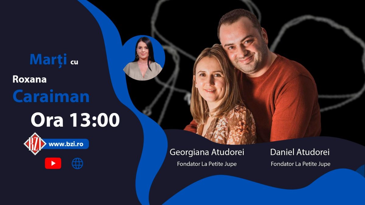 Georgiana și Daniel Atudorei, fondatorii La Petit Jupe, discută la BZI LIVE despre handmade și accesorii personalizate ca model de afacere