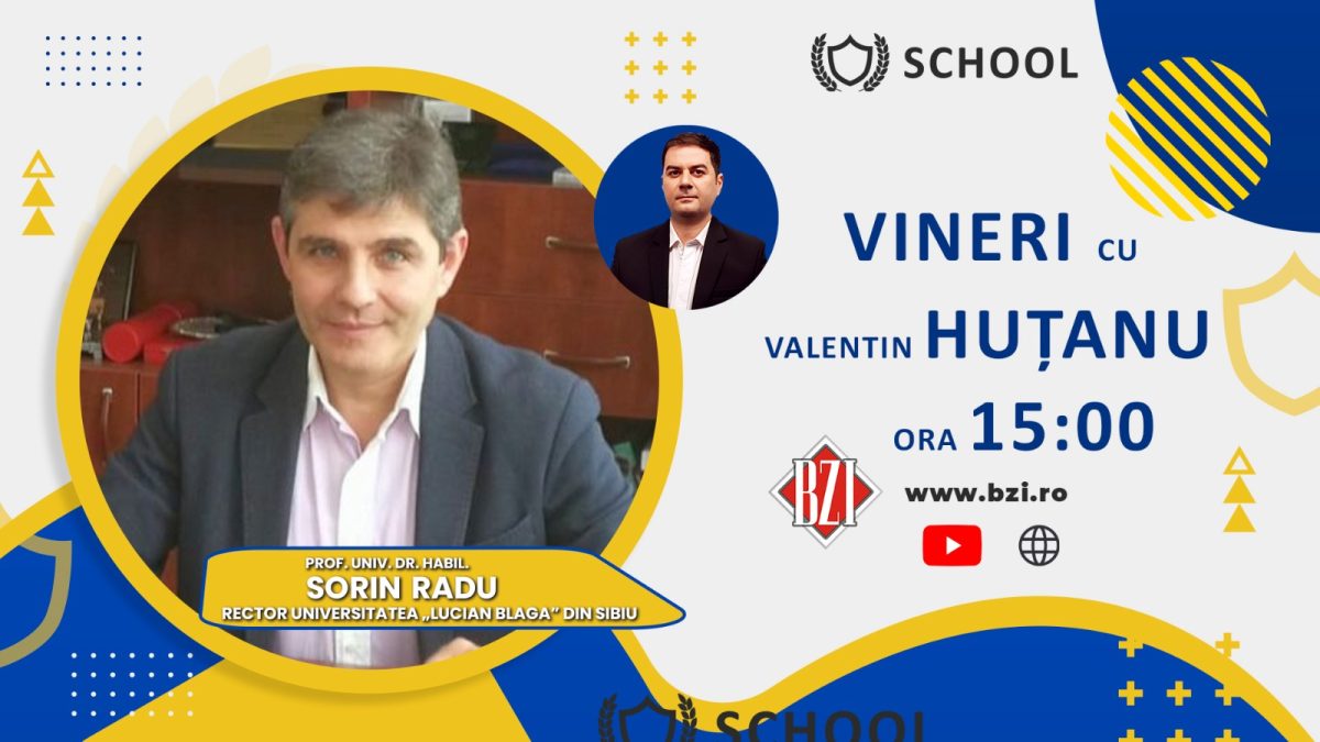 România Inteligenta! O nouă ediţie BZI LIVE exclusivistă din seria media ce-i are ca invitaţi speciali pe oficialii marilor centre academice din ţară, alături de prof. univ. dr. habil. Sorin Radu, rector Universitatea „Lucian Blaga” din Sibiu