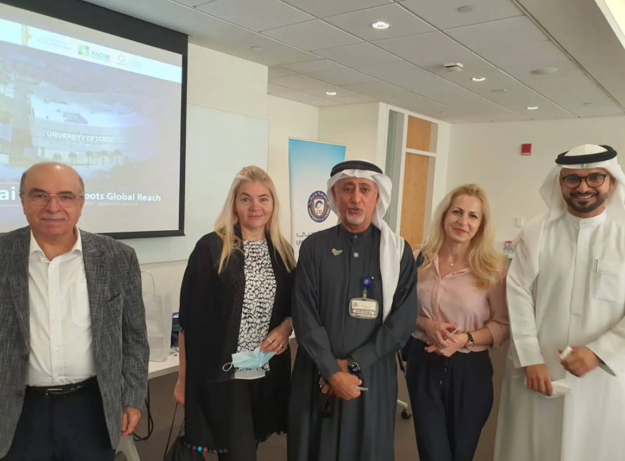TUIASI, singura universitate din Iași care și-a prezentat programul de studii la Expo Dubai 2020, la pavilionul destinat României