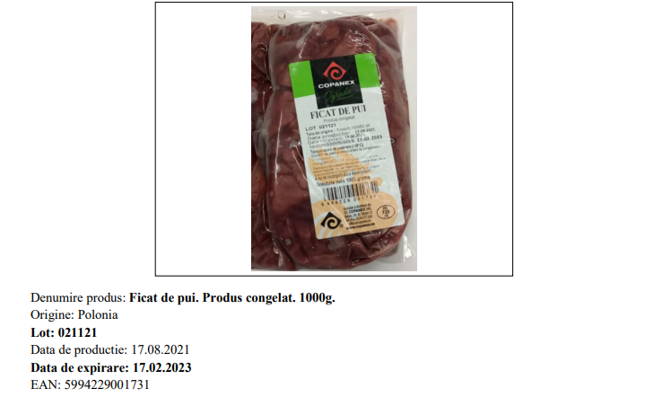 Rețeaua de magazine Penny au retras de la raft pipotele și ficatul de pui. Produsele erau contaminate cu Salmonella
