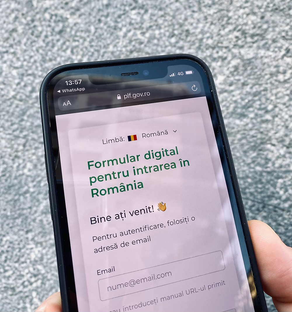 Formularul digital devine obligatoriu pentru intrarea în România! Câți români l-au completat
