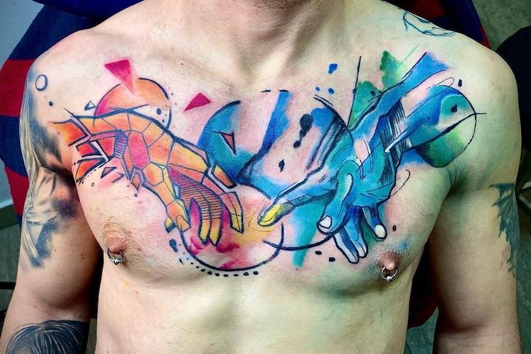 Tatuaje pentru bărbați pe piept și picior – descoperă cele mai cool modele
