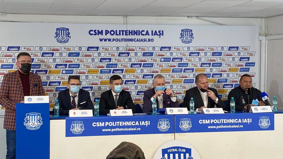 O nouă echipă de conducere la vârful clubului Politehnica. Prezentarea oficială a noului președinte al Consiliului Director al CSM Politehnica Iași, Cornel Sfaițer! – LIVE VIDEO