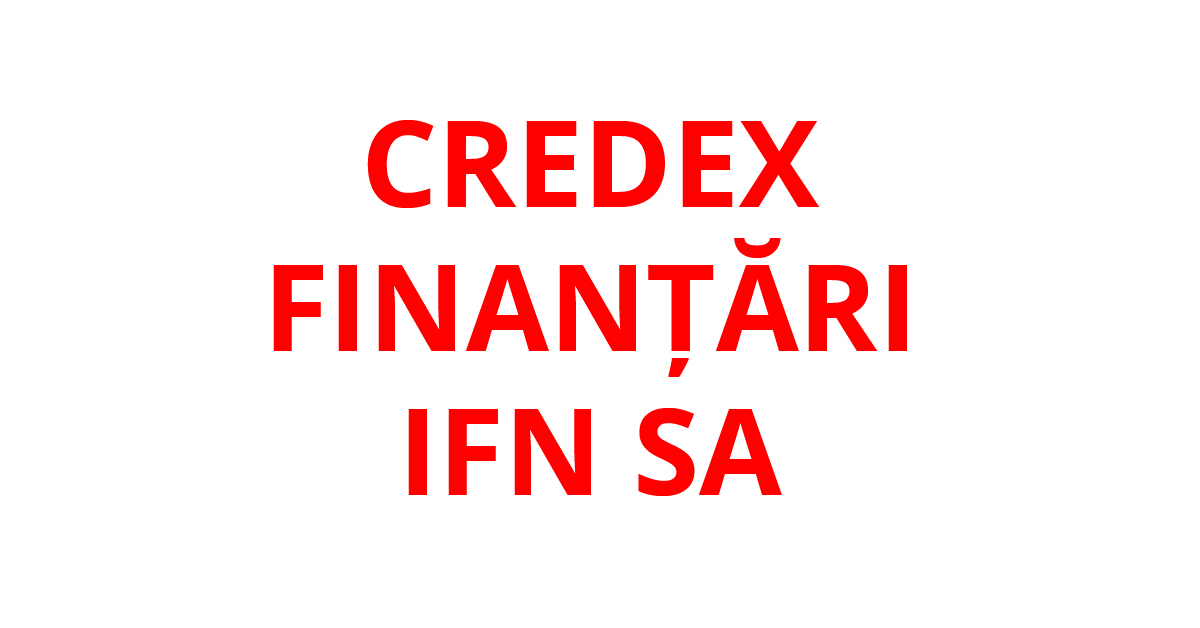 Credex finanțări IFN SA împrumut pentru un aspirator robot.