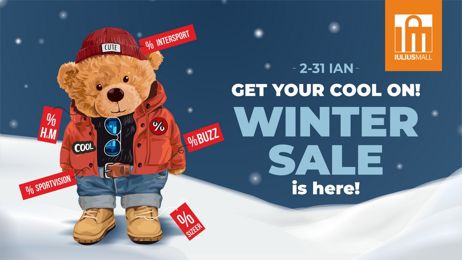 „Get your cool on” cu promoțiile de până la 70% din Iulius Mall Iași!