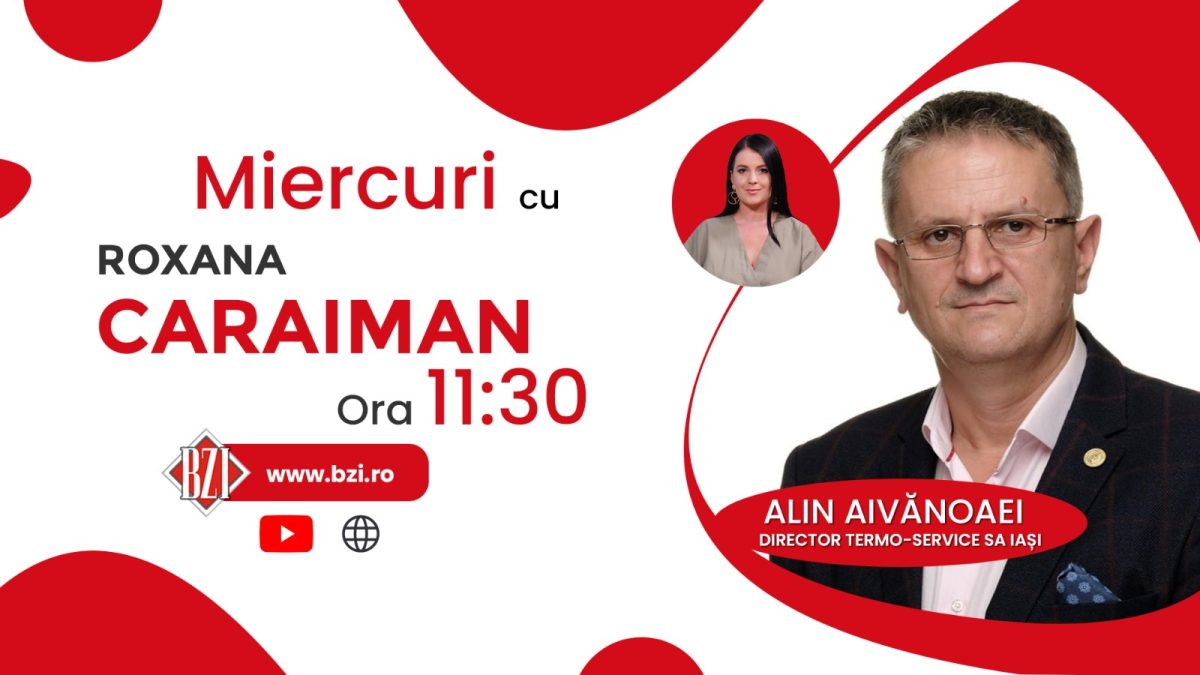 De interes pentru toți ieşenii! Alin Aivănoaei, directorul Termo- Service SA, va prezenta detaliile despre sistemul de termoficare al municipiului Iaşi