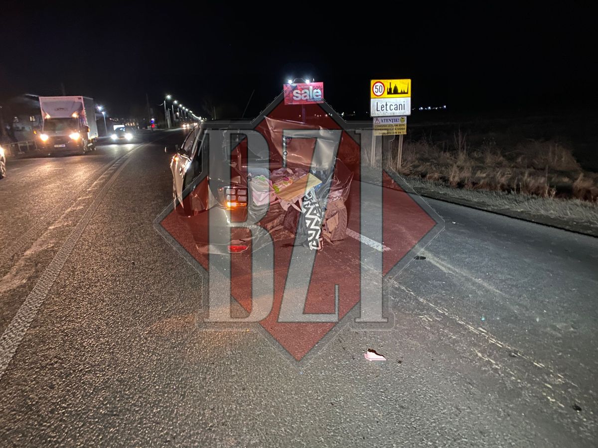 Accident rutier în Lețcani, județul Iași. Două autoturisme au fost implicate în coliziune – EXCLUSVIV, FOTO