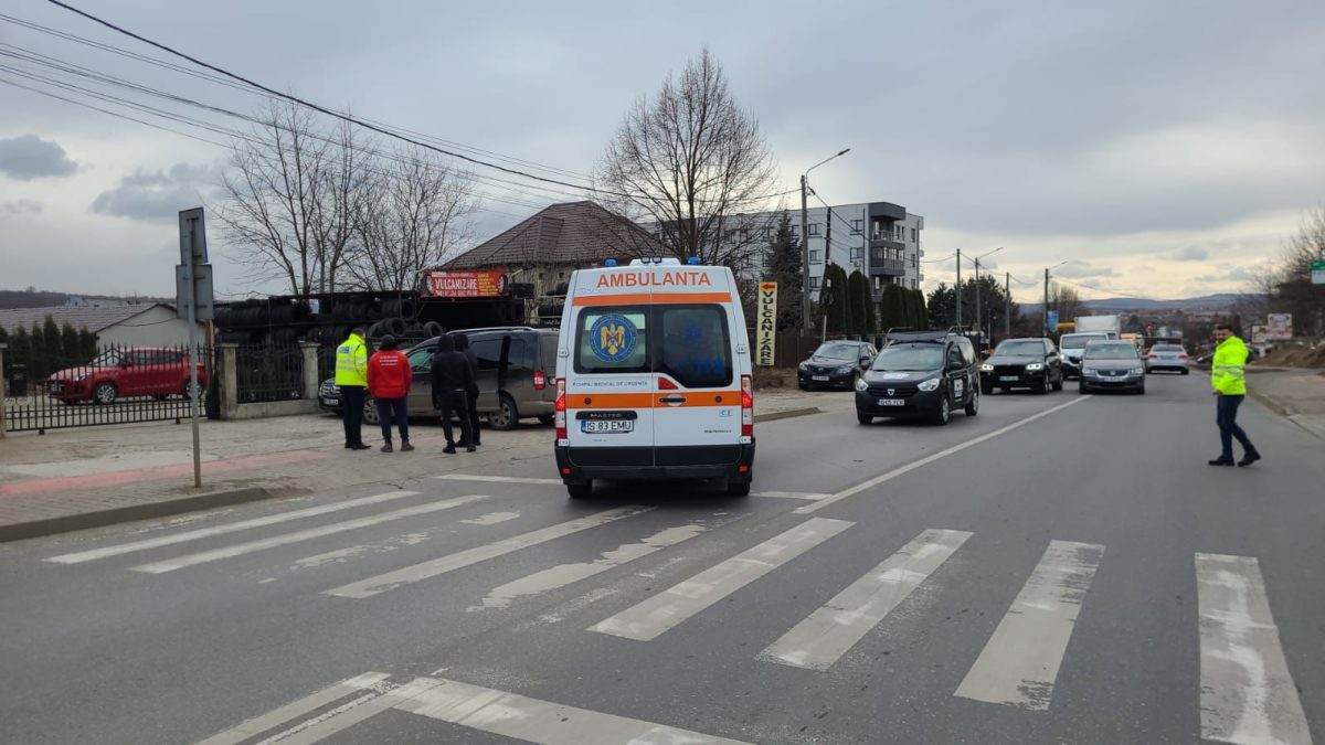 Accident rutier în capăt CUG. Un copil a fost acroşat de un autoturism pe trecerea de pietoni. Șoferul avea permisul suspendat – EXCLUSIV, FOTO, UPDATE