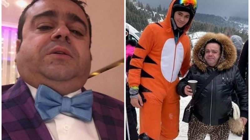 Adrian Minune a stârnit hohote de râs pe pârtie: „A ieșit leopardul la zăpadă”