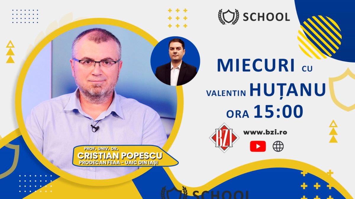 Analiza Economiei în Platoul BZI LIVE! Ce a însemnat din acest punct de vedere anul 2021 şi ce previziuni se pot face pentru anul 2022, alături de prof. univ. dr. Cristian Popescu, prodecan FEAA, UAIC din Iaşi
