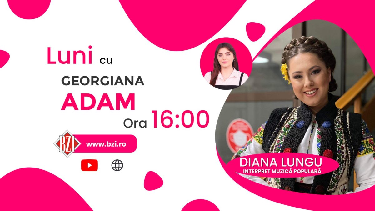 Diana Lungu, o interpretă de muzică populară, în studioul BZI LIVE pentru a discuta despre experiența ei ca finalistă  în cadrul concursului „Vedeta populară”. Nu rata emisiunea în care faci cunoștință cu cei mai talentați artiști numai la BZI LIVE