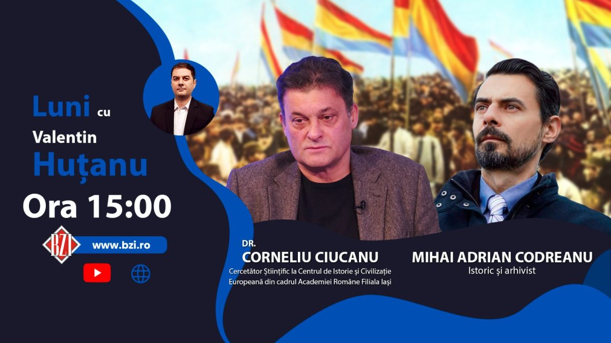 Dosarele Istoriei! Ediție-documentar BZI LIVE dedicată Zilei de 24 ianuarie 1859 alături de istoric şi cercetător dr. Corneliu Ciucanu – Centrul de Istorie şi Civilizaţie Europeană al Academiei Romane, Filiala Iaşi şi istoric, arhivist Mihai Adrian Codreanu – conslier şi fost director al Serviciului Judeţean Iaşi al Arhivelor Naţionale
