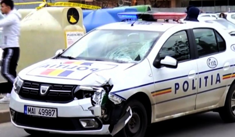 Momentul accidentului rutier din Capitală! O fată de 13 ani a murit, iar o alta de 11 ani este la spital, după ce au fost lovite de o maşină de poliţie – VIDEO