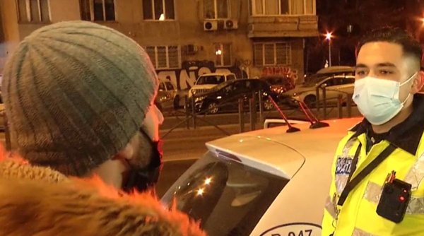 Livrator de mâncare din Bucureşti, prins drogat la volan