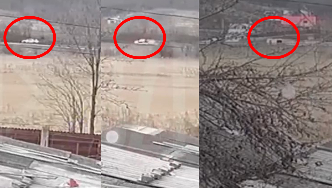 Iată momentul în care autoturismul se răstoarnă în localitatea Cârlig din Iași – EXCLUSIV/VIDEO, FOTO