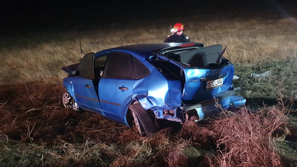 Accident rutier între Târgu Frumos și Cucuteni. În urma impactului, s-au înregistrat două victime – EXCLUSIV, FOTO