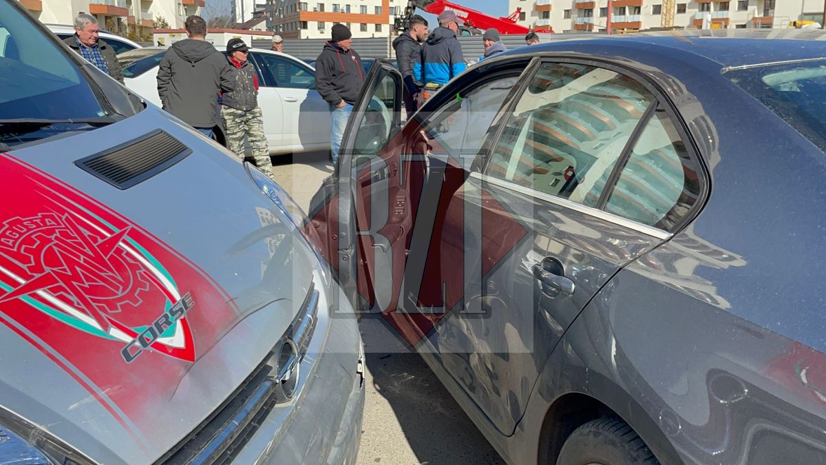 Accident rutier în zona Tudor Vladimirescu din Iași. O persoană este rănită – EXCLUSIV, FOTO