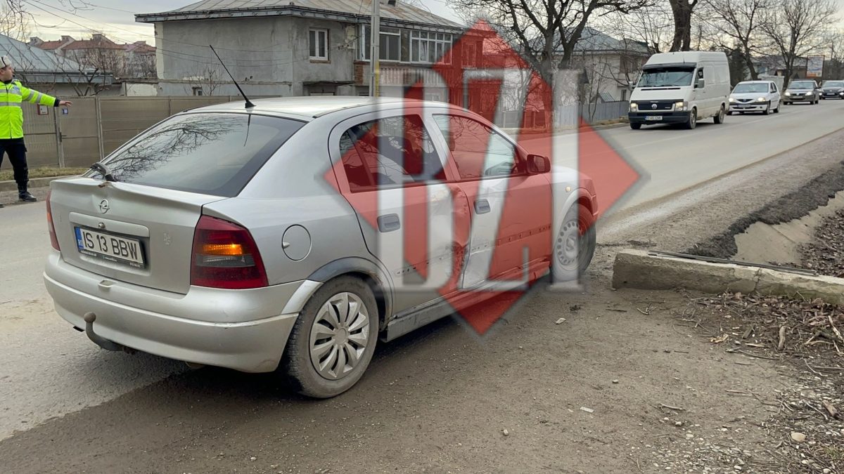 Accident rutier în Lunca Cetățuii. Au fost implicate o mașină și o ambulanță – EXCLUSIV, GALERIE FOTO, VIDEO
