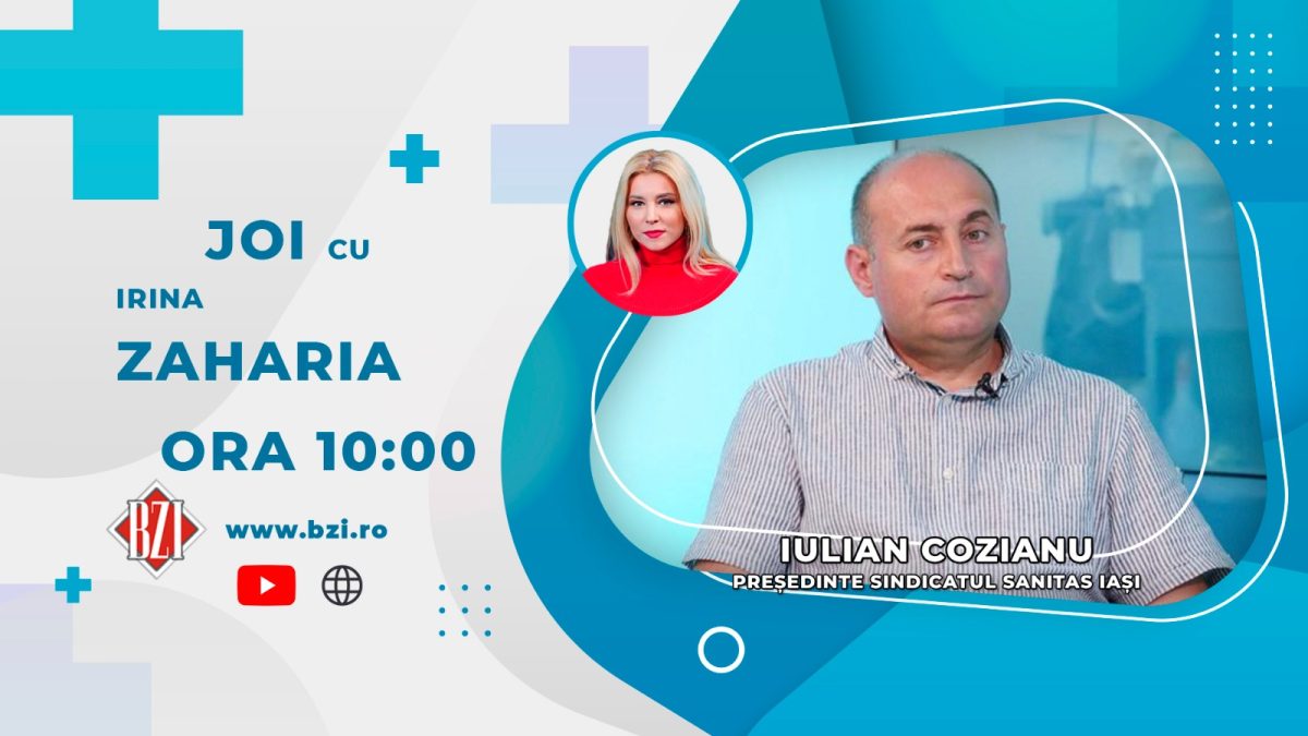 Iulian Cozianu, președintele Sanitas Iași, aduce noi informații despre legea salarizării angajaților din sistemul medical, la BZI LIVE