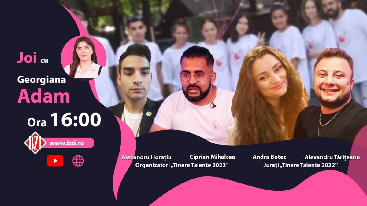 Concursul caritabil „Tinere Talente” se pregătește de ediția a doua! Alexandru Horațiu, Ciprian Mihalcea, Andra Botez și Alexandru Tărîțeanu povestesc la BZI LIVE