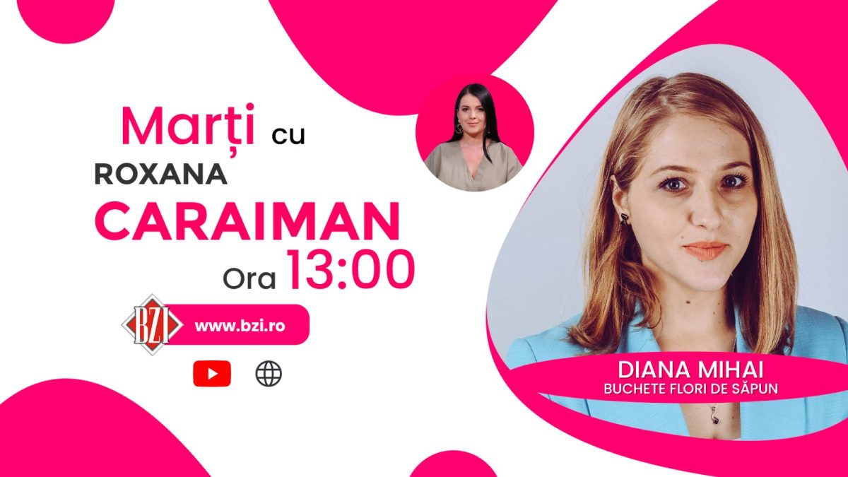 Florile decorative din săpun pot fi un cadou excelent la început de primăvară! Diana Mihai realizează astfel de aranjamente florale și își prezintă businessul la BZI LIVE