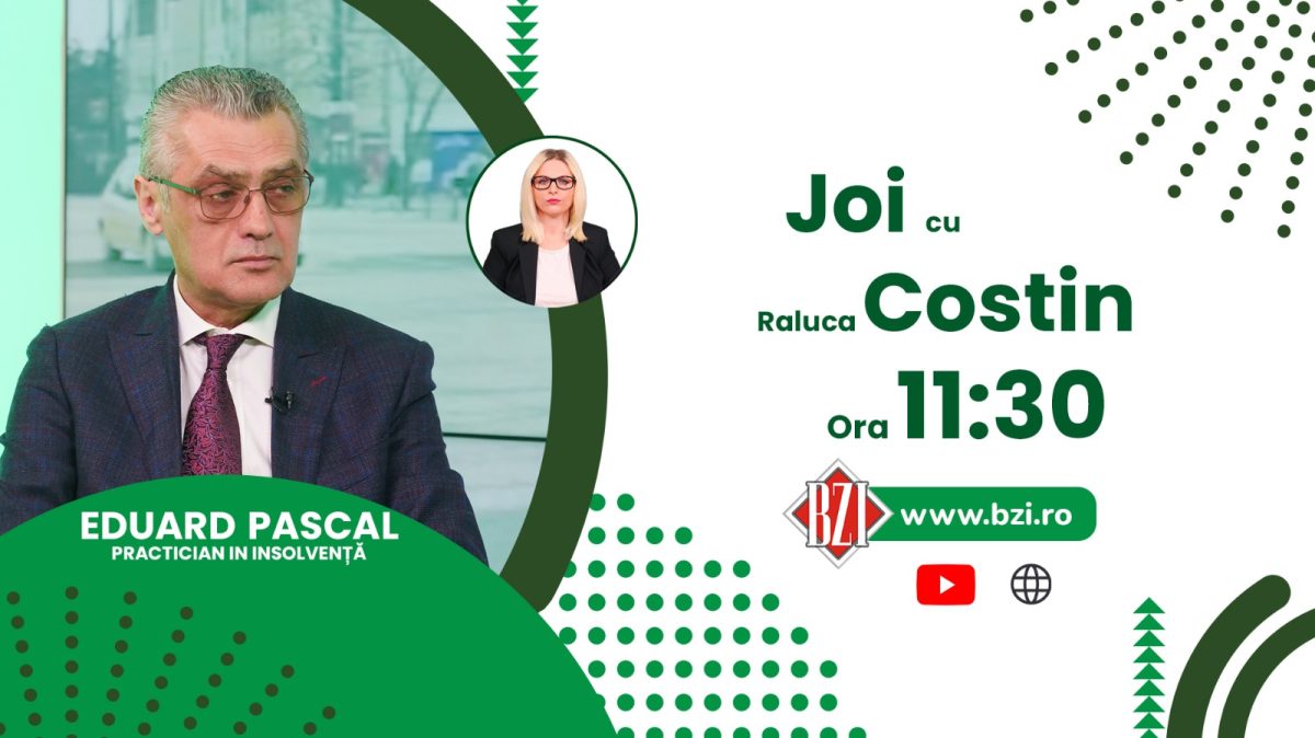 Ce efecte vor fi asupra economiei după ce a crescut numărul insolvențelor? Aflați de la Eduard Pascal, practician în insolvență, numai la BZI LIVE!